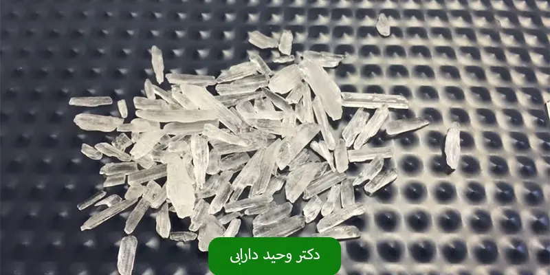 تاثیر مصرف شیشه بر چهره